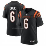 Camiseta NFL Game Cincinnati Bengals Bryan Cook Negro1