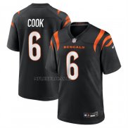 Camiseta NFL Game Cincinnati Bengals Bryan Cook Negro1