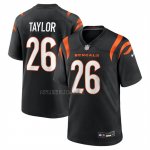 Camiseta NFL Game Cincinnati Bengals Jasir Taylor Negro