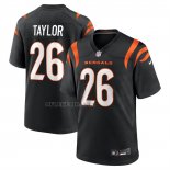 Camiseta NFL Game Cincinnati Bengals Jasir Taylor Negro