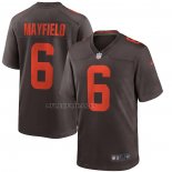 Camiseta NFL Game Cleveland Browns Baker Mayfield Alterno Marron