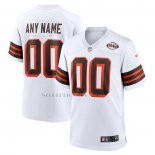 Camiseta NFL Game Cleveland Browns Personalizada 1946 Collection Alterno Blanco