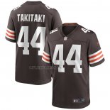 Camiseta NFL Game Cleveland Browns Sione Takitaki Marron