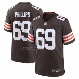 Camiseta NFL Game Cleveland Browns Tyre Phillips Marron