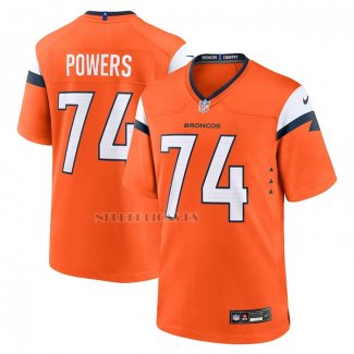 Camiseta NFL Game Denver Broncos Ben Powers Naranja Blanco
