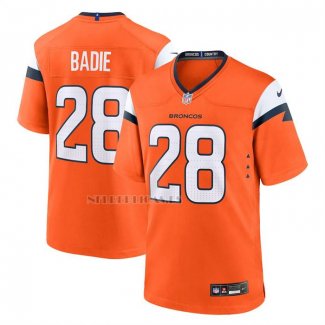 Camiseta NFL Game Denver Broncos Tyler Badie Naranja1