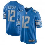 Camiseta NFL Game Detroit Lions Hendon Hooker 2023 NFL Draft Pick Azul
