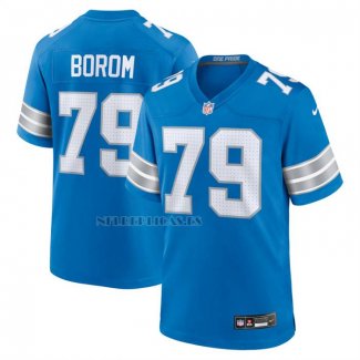 Camiseta NFL Game Detroit Lions Larry Borom Azul