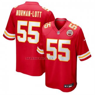 Camiseta NFL Game Kansas City Chiefs Omarr Norman Lott Rojo