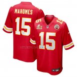Camiseta NFL Game Kansas City Chiefs Patrick Mahomes Super Bowl LIX Rojo