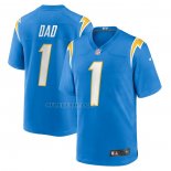 Camiseta NFL Game Los Angeles Chargers Number 1 Dad Azul