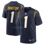 Camiseta NFL Game Los Angeles Chargers Quentin Johnston Alterno Azul