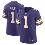 Camiseta NFL Game Minnesota Vikings Warren Moon Classic Retired Violeta