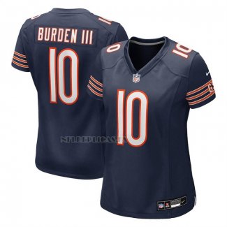 Camiseta NFL Game Mujer Chicago Bears Luther Burden III Azul