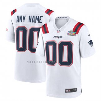 Camiseta NFL Game New England Patriots Super Bowl LX Personalizada Blanco