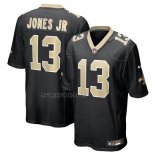 Camiseta NFL Game New Orleans Saints Velus Jones Jr Negro
