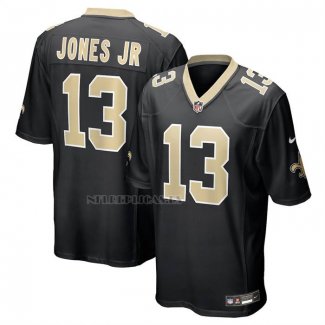 Camiseta NFL Game New Orleans Saints Velus Jones Jr Negro