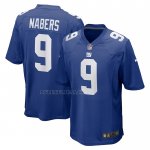 Camiseta NFL Game New York Giants Malik Nabers 2024 NFL Draft First Round Pick Azul