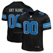Camiseta NFL Game Nino Detroit Lions Alterno Personalizada Negro