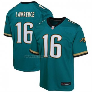 Camiseta NFL Game Nino Jacksonville Jaguars Trevor Lawrence Verde