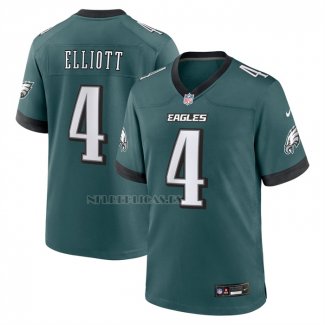 Camiseta NFL Game Philadelphia Eagles Jake Elliott Verde1