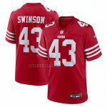Camiseta NFL Game San Francisco 49ers Messiah Swinson Rojo