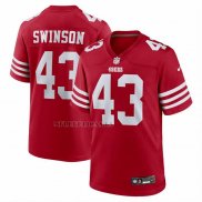 Camiseta NFL Game San Francisco 49ers Messiah Swinson Rojo