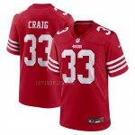 Camiseta NFL Game San Francisco 49ers Roger Craig Retired Rojo