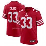 Camiseta NFL Game San Francisco 49ers Roger Craig Retired Rojo