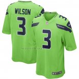 Camiseta NFL Game Seattle Seahawks Russell Wilson Alterno Verde