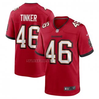 Camiseta NFL Game Tampa Bay Buccaneers Carson Tinker Rojo