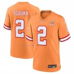 Camiseta NFL Game Tampa Bay Buccaneers Emeka Egbuka Alterno 2 50th Season Naranja