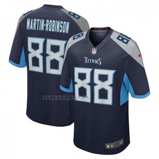 Camiseta NFL Game Tennessee Titans David Martin-Robinson Azul