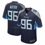 Camiseta NFL Game Tennessee Titans Denico Autry Azul