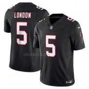 Camiseta NFL Limited Atlanta Falcons Drake London Vapor F.U.S.E. Negro