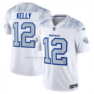 Camiseta NFL Limited Buffalo Bills Jim Kelly 2025 Rivalries Collection Retired Blanco