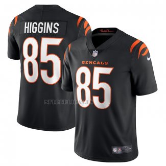 Camiseta NFL Limited Cincinnati Bengals Tee Higgins Vapor Negro