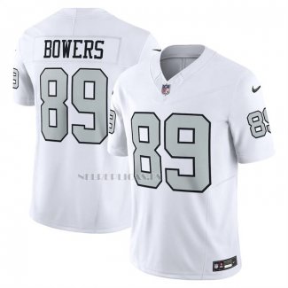 Camiseta NFL Limited Las Vegas Raiders Brock Bowers Vapor F.U.S.E. Alterno Blanco