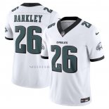 Camiseta NFL Limited Philadelphia Eagles Saquon Barkley Vapor F.U.S.E. Blanco