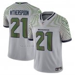 Camiseta NFL Limited Seattle Seahawks Devon Witherspoon 2025 Rivalries Collection Gris