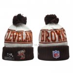 Gorro Beanie Cleveland Browns Sideline Marron Blanco