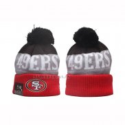 Gorro Beanie San Francisco 49ers New Era Sideline Rojo Negro