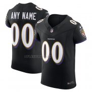 Camiseta NFL Elite Baltimore Ravens Vapor F.U.S.E. Personalizada Negro