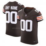 Camiseta NFL Elite Cleveland Browns Vapor F.U.S.E. Personalizada Marron