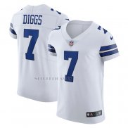 Camiseta NFL Elite Dallas Cowboys Trevon Diggs Vapor Blanco