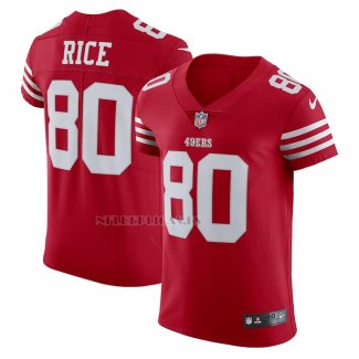 Camiseta NFL Elite San Francisco 49ers Jerry Rice Retired Vapor Rojo