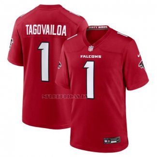 Camiseta NFL Game Atlanta Falcons Tua Tagovailoa Rojo