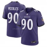 Camiseta NFL Game Baltimore Ravens Aeneas Peebles Violeta