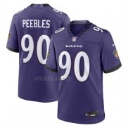 Camiseta NFL Game Baltimore Ravens Aeneas Peebles Violeta