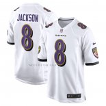 Camiseta NFL Game Baltimore Ravens Lamar Jackson Blanco